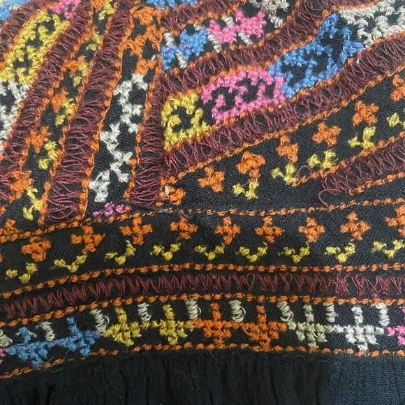 Billabong Wild Skies Maxi Dress Embroidered Empire Waist Gauze Cotton Festival - Picture 12 of 16